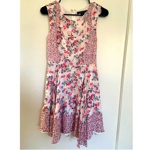 French Connection Floral Dress Size 2